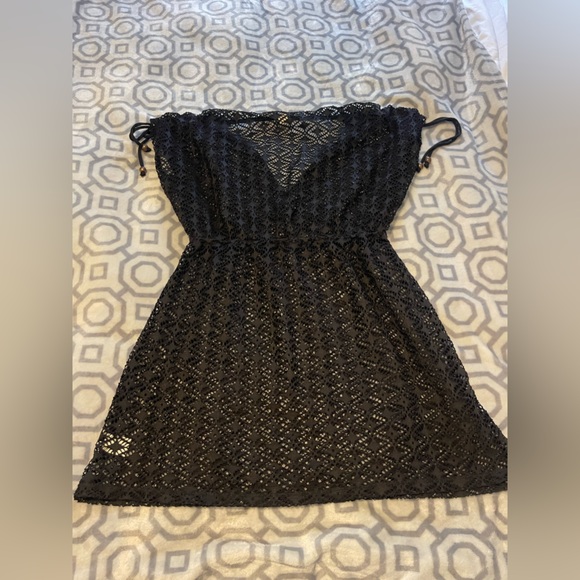 Black bathing suit cover up - Picture 2 of 2